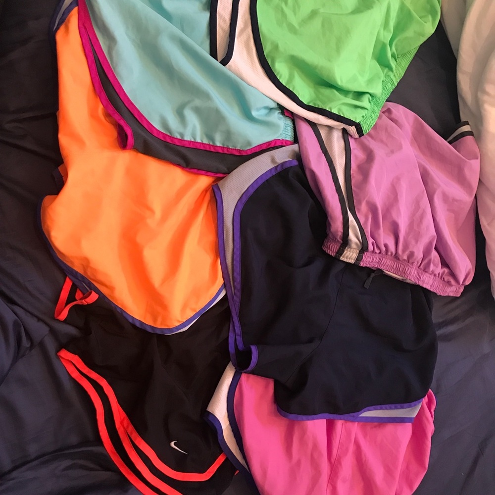 Assorted Nike women’s running shorts